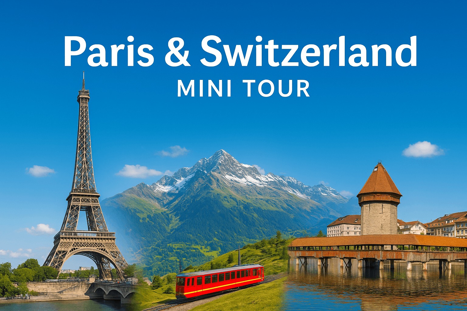Paris and Switzerland Mini Tour from India