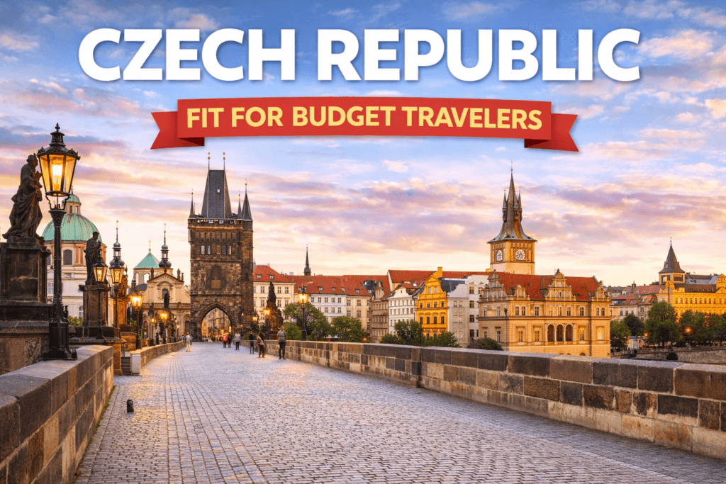 Charles Bridge in Prague, Czech Republic – one of the cheapest European countries to visit from India