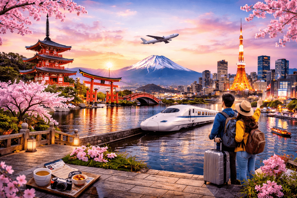 Japan trip cost breakdown including flights hotels and food