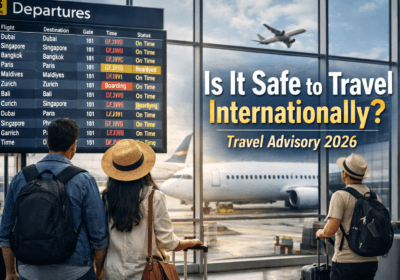 Is it safe to travel internationally in 2026 airport travel advisory for Indian tourists
