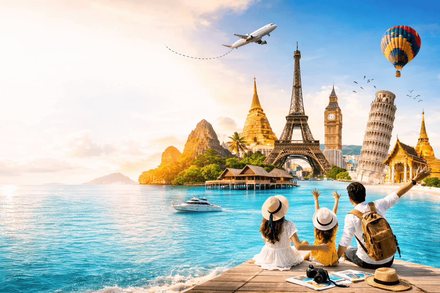 Best travel agency in Delhi offering customized international tour packages including Dubai, Europe, Bali and honeymoon tours by Spark Holidays