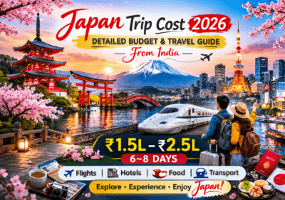 Japan trip cost 2026 from India budget travel guide with Tokyo, Kyoto and Mount Fuji